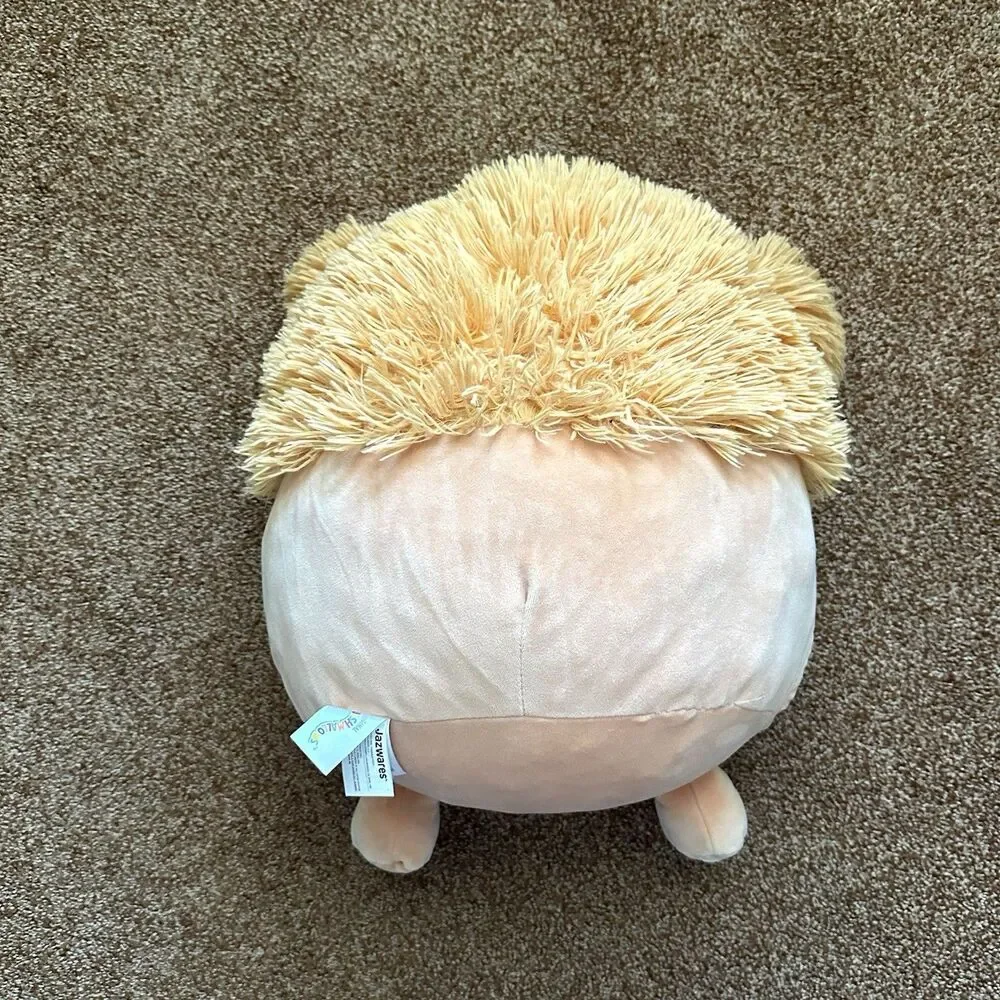 Squishmallows Shasta The Light Orange Bigfoot with Flower in Hair Plush Toy